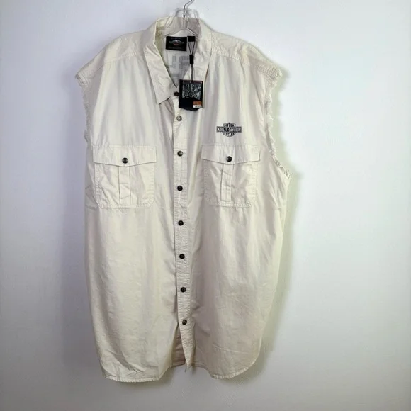 HARLEY-DAVIDSON Sleeveless Shirt 4XL New with Tags - Picture 2 of 11